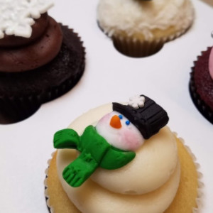 Snowman Cupcake